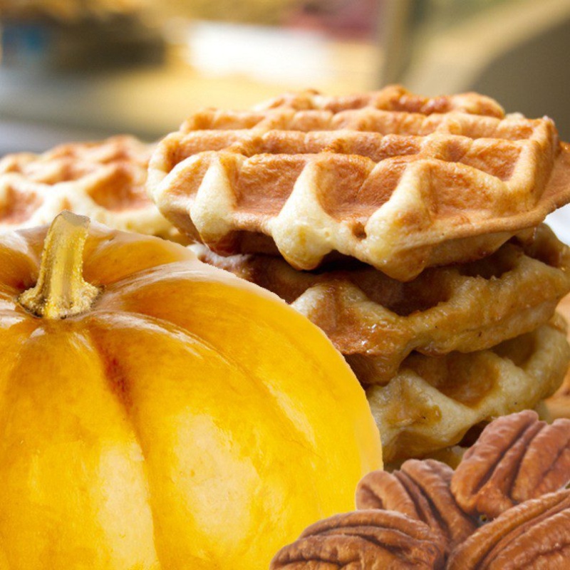 PUMPKIN PECAN & WAFFLES